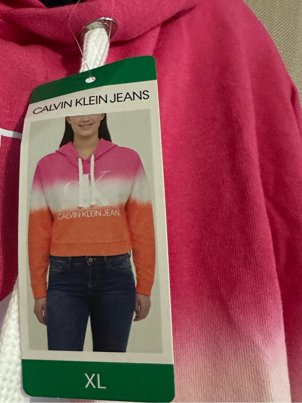 Calvin Klein Jeans Ombre CK Logo Hoodie xl - Picture 6 of 7